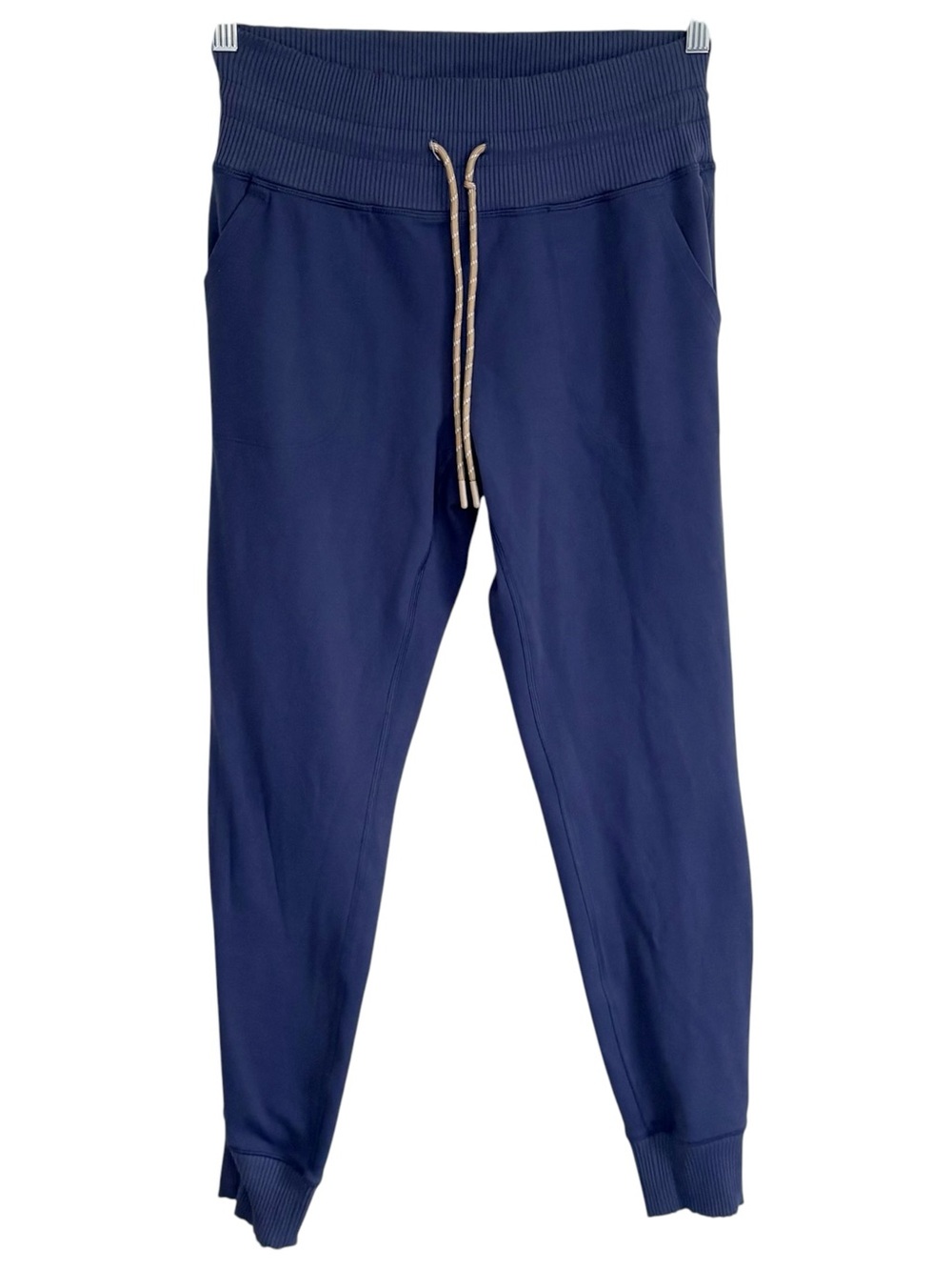 AVALANCHE Navy Blue High Rise Jogger Sweatpants Women's Large Athleisure Lounge